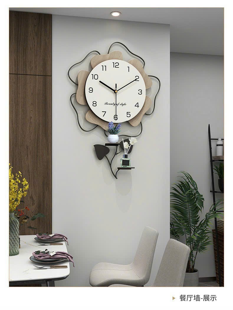 Đồng hồ decor bông hoa DH 0205